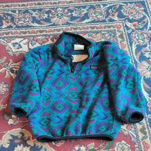 Colorful Fleece Pullover